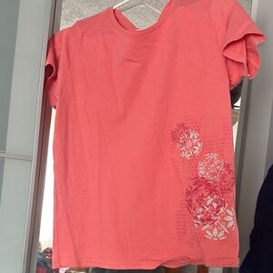 Vibrant Coral Women's Short Sleeve Tee